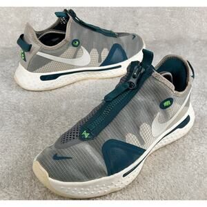 Nike PG 4 PCG Mens Basketball Sneakers Sz 9 M Zip Shoes Teal White CZ2240 200